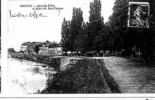 Ville de SAINTES Carte postale ancienne