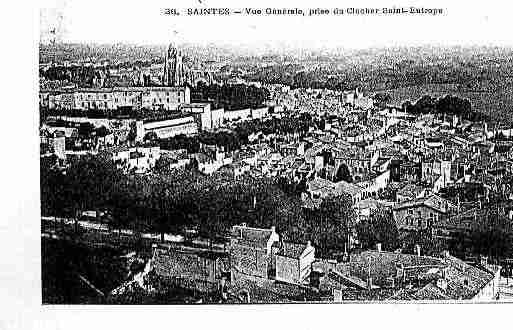 Ville de SAINTES Carte postale ancienne