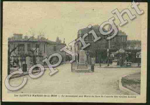 Ville de SAINTESMARIESDELAMER Carte postale ancienne