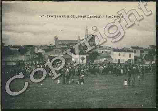 Ville de SAINTESMARIESDELAMER Carte postale ancienne