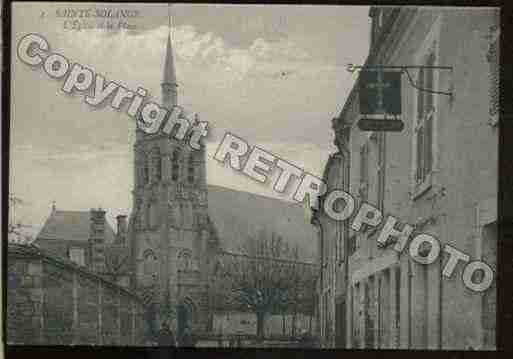 Ville de SAINTESOLANGE Carte postale ancienne