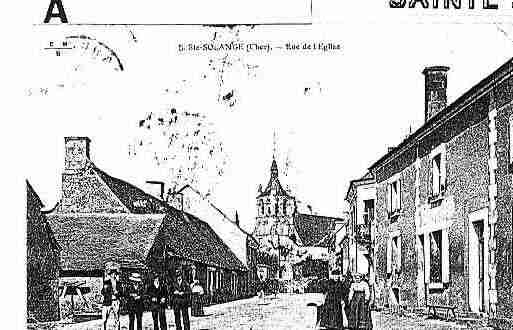 Ville de SAINTESOLANGE Carte postale ancienne