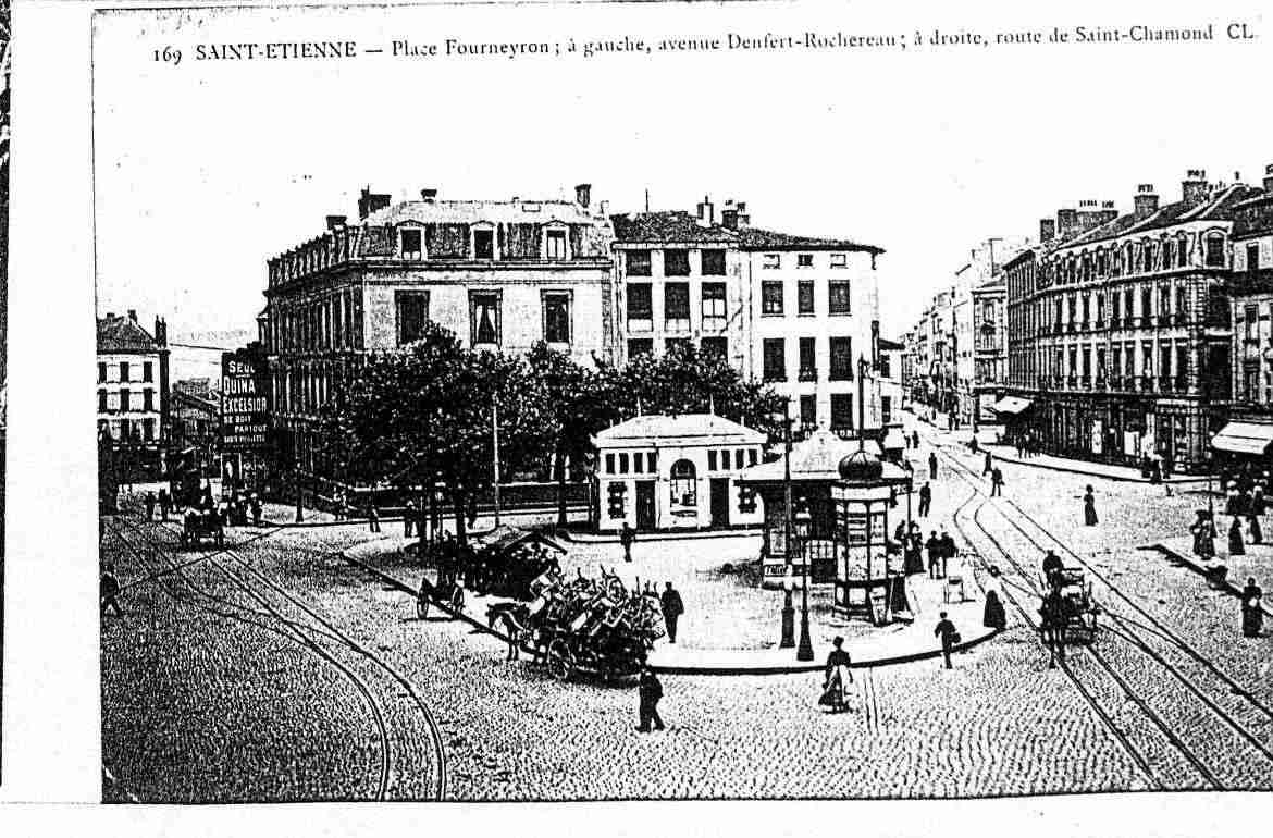 Ville de SAINTETIENNE Carte postale ancienne