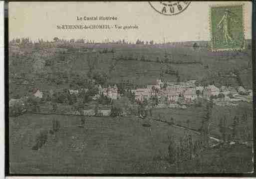 Ville de SAINTETIENNEDECHOMEIL Carte postale ancienne