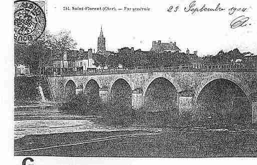 Ville de SAINTFLORENTSURCHER Carte postale ancienne