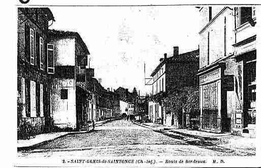 Ville de SAINTGENISDESAINTONGE Carte postale ancienne