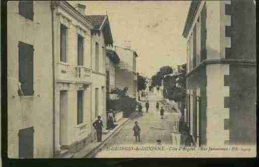 Ville de SAINTGEORGESDEDIDONNE Carte postale ancienne