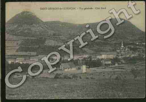 Ville de SAINTGEORGESDELUZENCON Carte postale ancienne