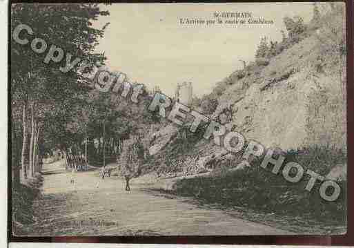 Ville de SAINTGERMAINDECONFOLENS Carte postale ancienne