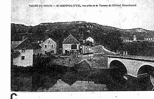 Ville de SAINTHIPPOLYTE Carte postale ancienne