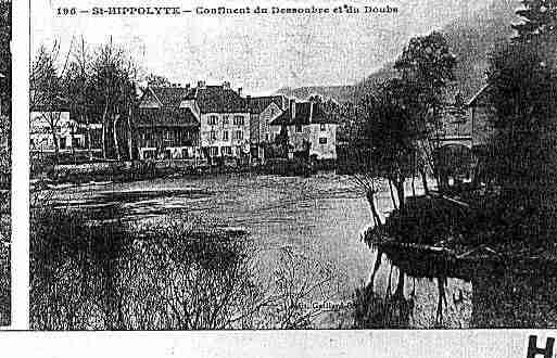 Ville de SAINTHIPPOLYTE Carte postale ancienne