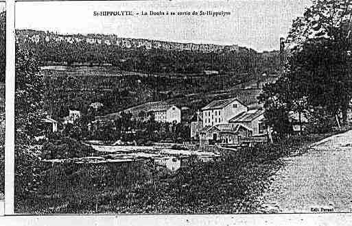 Ville de SAINTHIPPOLYTE Carte postale ancienne