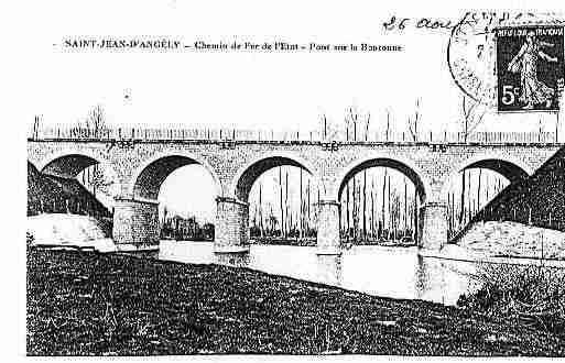 Ville de SAINTJEAND\'ANGELY Carte postale ancienne