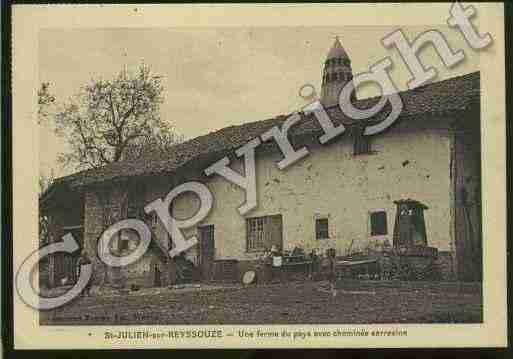 Ville de SAINTJULIENSURREYSSOUZE Carte postale ancienne