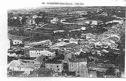 Ville de SAINTMAIXENTL\'ECOLE Carte postale ancienne