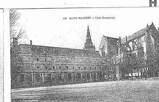 Ville de SAINTMAIXENTL\'ECOLE Carte postale ancienne