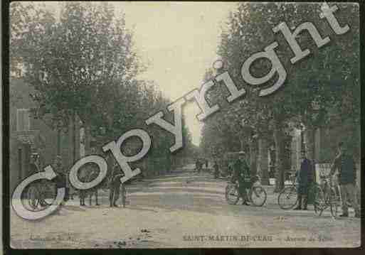 Ville de SAINTMARTINDECRAU Carte postale ancienne