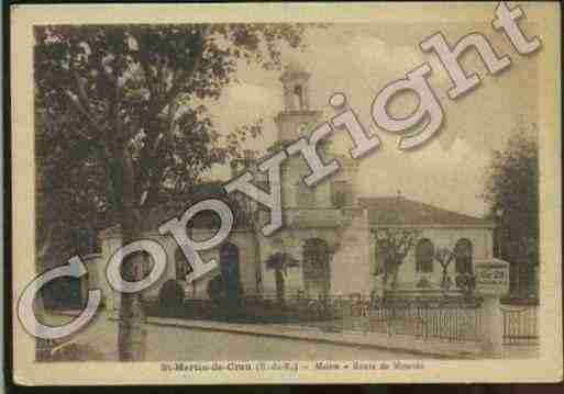 Ville de SAINTMARTINDECRAU Carte postale ancienne