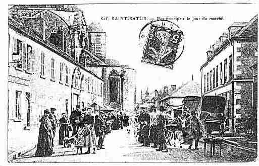 Ville de SAINTSATUR Carte postale ancienne