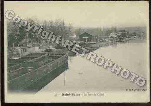 Ville de SAINTSATUR Carte postale ancienne