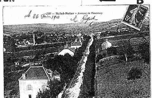 Ville de SAINTSATUR Carte postale ancienne