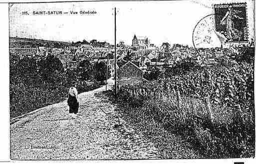 Ville de SAINTSATUR Carte postale ancienne