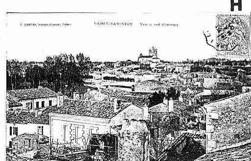 Ville de SAINTSAVINIEN Carte postale ancienne