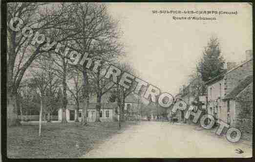 Ville de SAINTSULPICELESCHAMPS Carte postale ancienne