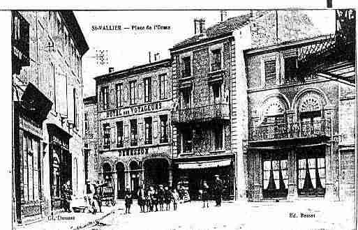 Ville de SAINTVALLIER Carte postale ancienne