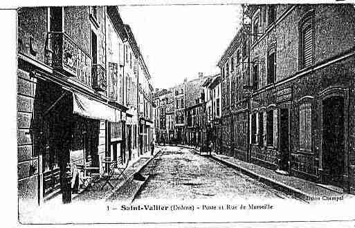 Ville de SAINTVALLIER Carte postale ancienne