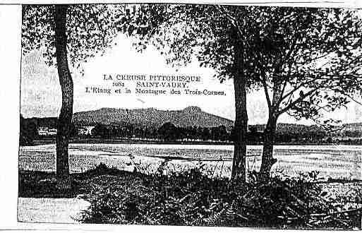 Ville de SAINTVAURY Carte postale ancienne