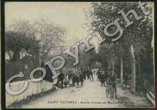 Ville de SAINTVICTORET Carte postale ancienne