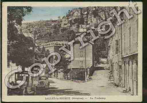 Ville de SALLESLASOURCE Carte postale ancienne