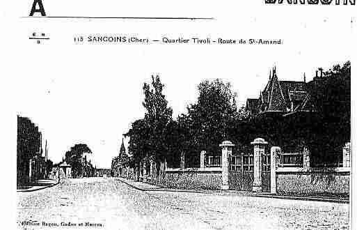 Ville de SANCOINS Carte postale ancienne