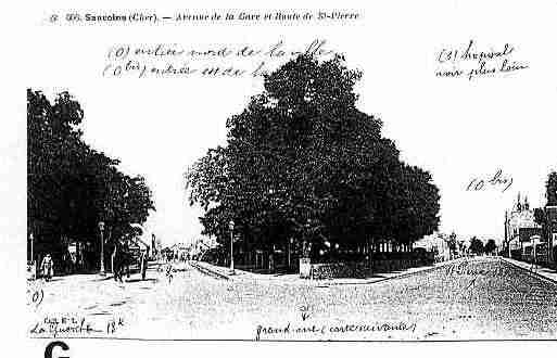 Ville de SANCOINS Carte postale ancienne