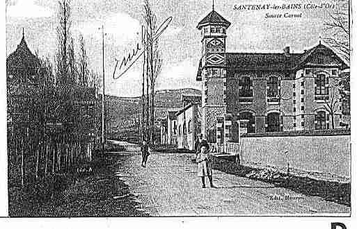 Ville de SANTENAY Carte postale ancienne