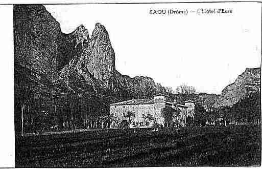 Ville de SAOU Carte postale ancienne