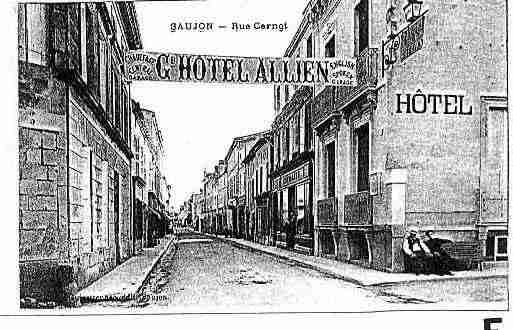 Ville de SAUJON Carte postale ancienne