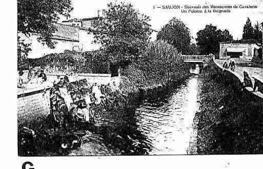 Ville de SAUJON Carte postale ancienne