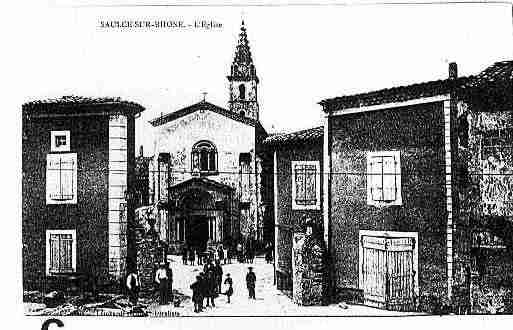 Ville de SAULCESURRHONE Carte postale ancienne