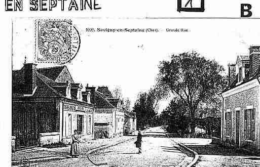 Ville de SAVIGNYENSEPTAINE Carte postale ancienne