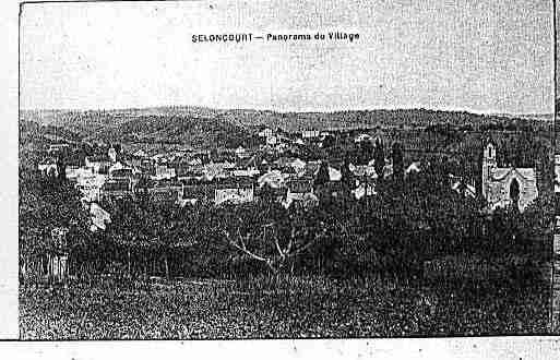 Ville de SELONCOURT Carte postale ancienne