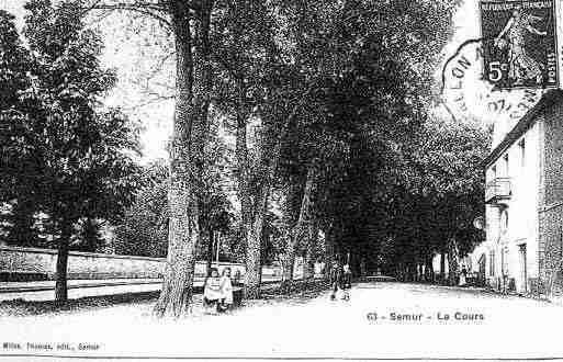 Ville de SEMURENAUXOIS Carte postale ancienne