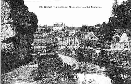 Ville de SEMURENAUXOIS Carte postale ancienne