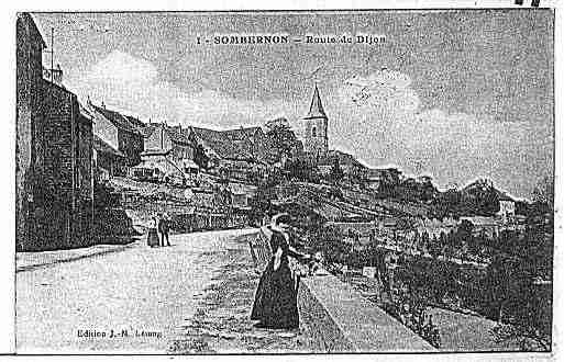 Ville de SOMBERNON Carte postale ancienne