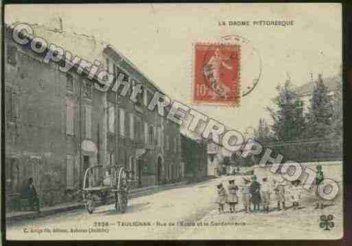 Ville de TAULIGNAN Carte postale ancienne