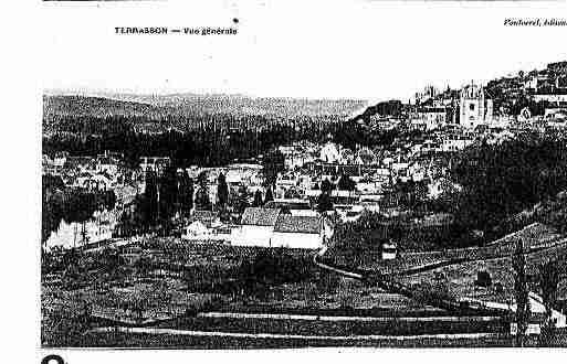 Ville de TERRASSONLAVILLEDIEU Carte postale ancienne