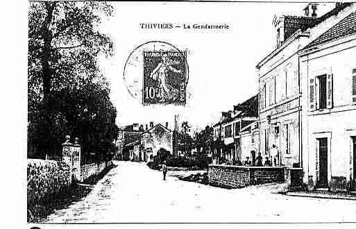 Ville de THIVIERS Carte postale ancienne