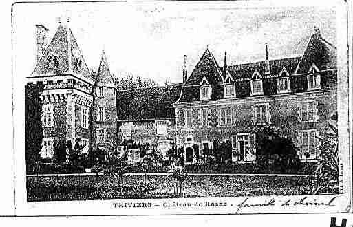 Ville de THIVIERS Carte postale ancienne