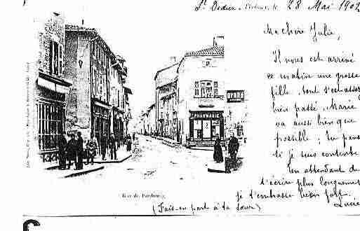 Ville de THOISSEY Carte postale ancienne